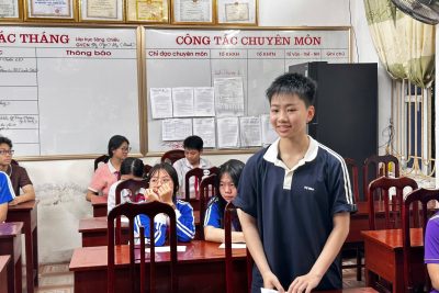 Ban Giám hiệu Trường THCS Tống Văn Trân gặp gỡ, động viên đội tuyển học sinh giỏi TDTT trước ngày thi đấu