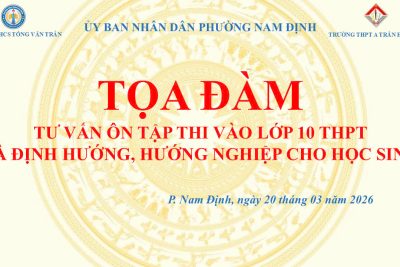Tọa đàm tư vấn ôn thi vào lớp 10 và định hướng nghề nghiệp cho học sinh tại Trường THCS Tống Văn Trân