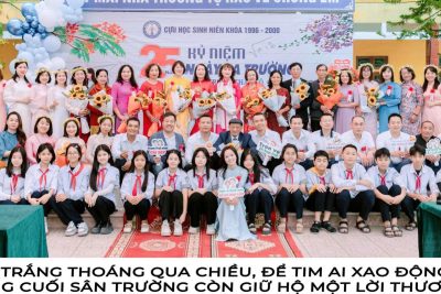 Ngày hội gặp mặt cựu học sinh niên khóa 1996–2000 tại Trường THCS Tống Văn Trân